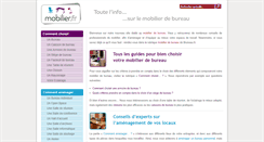 Desktop Screenshot of mobilier.fr
